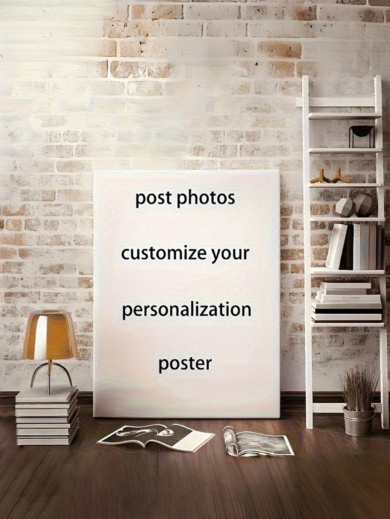 Custom Wood-Framed Canvas 2D Flat Artwork